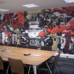 Boardroom wall graphic