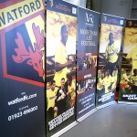 Mid range roller banners